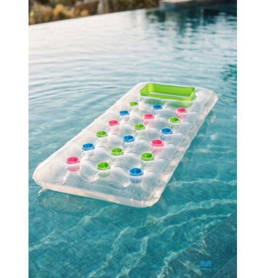 Матрас надувной для плавания с окном, 188x71см, до 100 кг, intex 59894