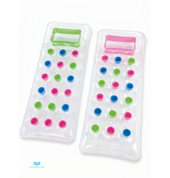 Матрас надувной для плавания с окном, 188x71см, до 100 кг, intex 59894