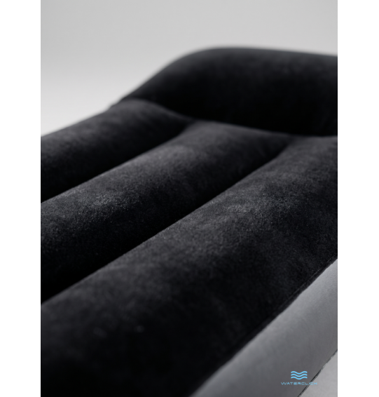 Надувной матрас с подголовником полутороспальный, 137x191x25см, до 273кг, Intex 64142