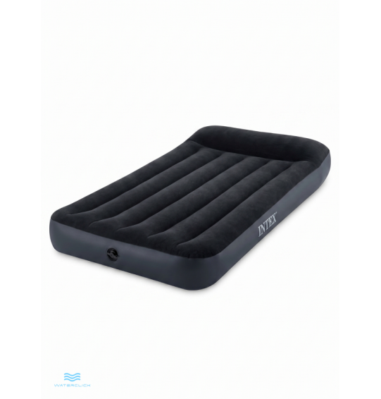 Надувной матрас с подголовником односпальный , 99х191х25см, до 136 кг, Intex 64141