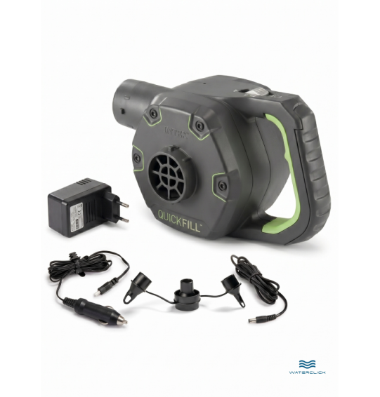 Насос электрический автомобильный/от сети, 12В/220В, 650л/мин, 3 насадки, Intex 66642