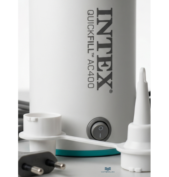 Насос электрический от сети, 220-240В, 400л/мин, 2 насадки, Intex 66646