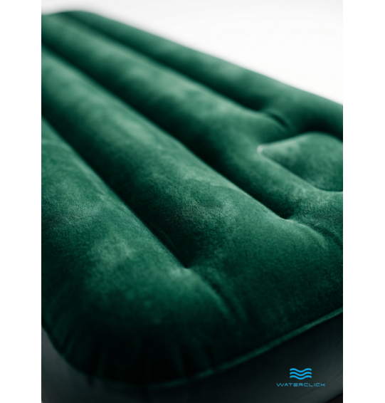 Надувной матрас + встроенный ножной насос "Downy Airbed With Fiber-Tech", 76х191х22, до 136 кг, Intex 66950