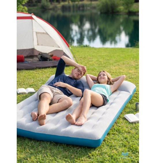 Надувной матрас "Camping Mat" , 127x193x24cм, до 273 кг, Intex 67999