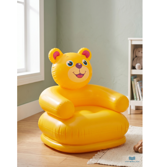 Детское надувное кресло "Животные", 3-8 лет, 65х64х74 см, Intex 68556