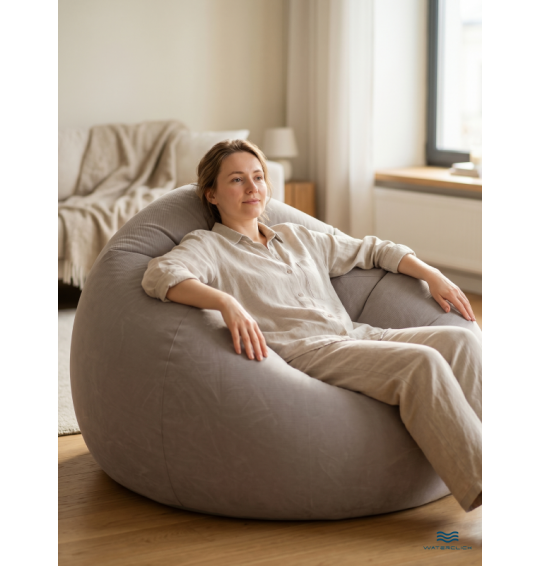Кресло надувное "BEANLESS BAG CHAIR", 114х114х71см, Intex 68579