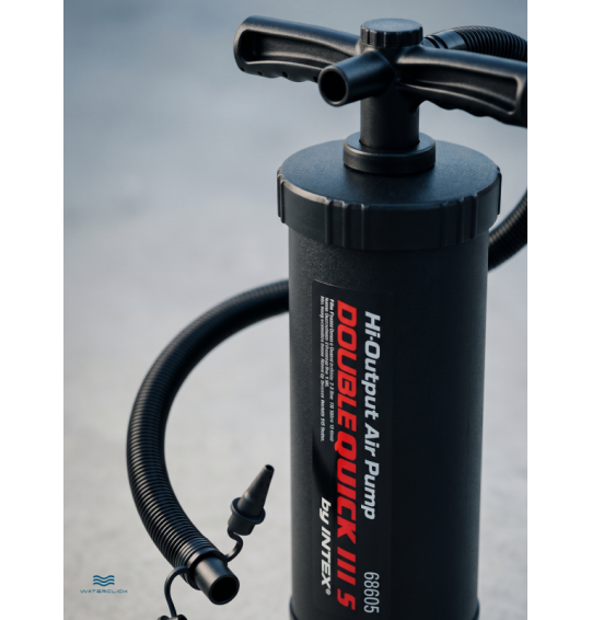 Насос ручной "Double Quick III S", 37см, 3 насадки, Intex 68605