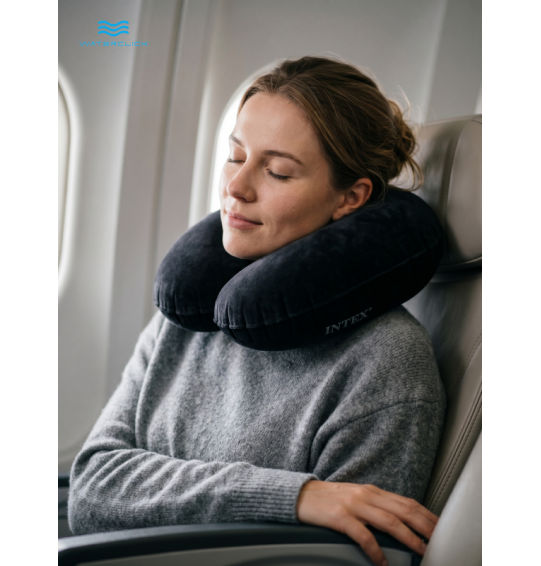 Надувная подушка для путешествий, 33х25х8 см, Intex 68675