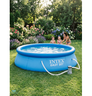 Бассейн надувной круглый Easy Set Pool, 305х76см, ф.-н. 1250л/ч, 3853 л, Intex 28122