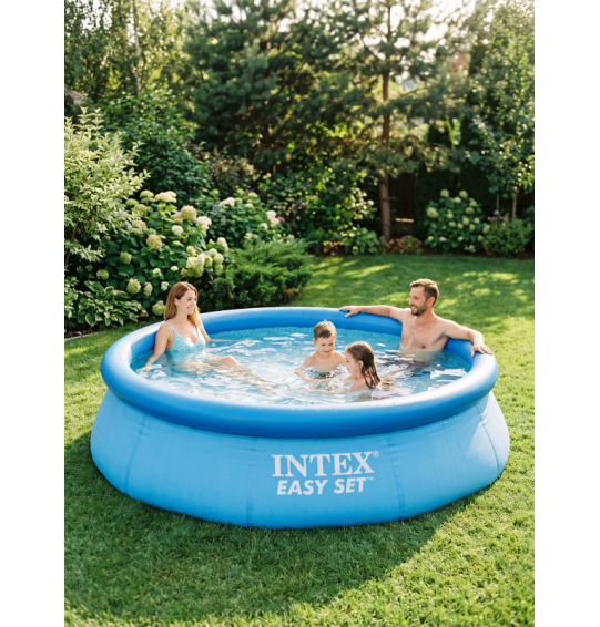 Бассейн надувной круглый Easy Set Pool, 396х84 см, ф.-н. 2006л/ч, 7290 л, Intex 28142 Бассейн надувной круглый Easy Set Pool, 396х84 см, ф.-н. 2006л/ч, 7290 л, Intex 28142