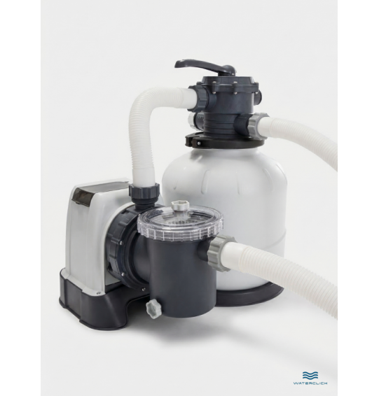 Песочный фильтр-насос для бассейна Intex 26648, производительность - 8000 л/ч (фильтрация), 10500 л/ч (циркуляция)