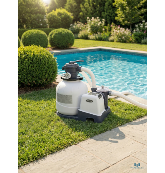 Песочный фильтр-насос Intex 26656 "SX2100 Pluswith"со встроенным WI-FI, 7900 л/ч 