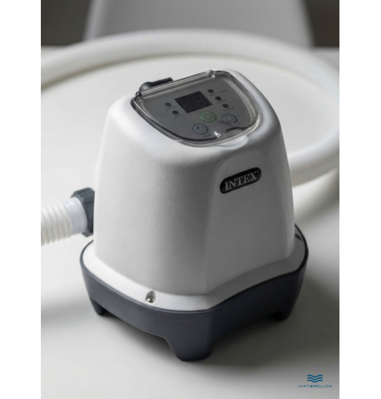 Хлоргенератор для бассейна Intex 26662 (система морской воды), объем до 8,327м3, выработка хлора - 2 г/ч.