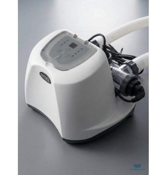 Хлоргенератор для бассейна Intex 26670 QS1200 (система морской воды), до 56800л, выработка хлора 12 гр/час, с таймером.