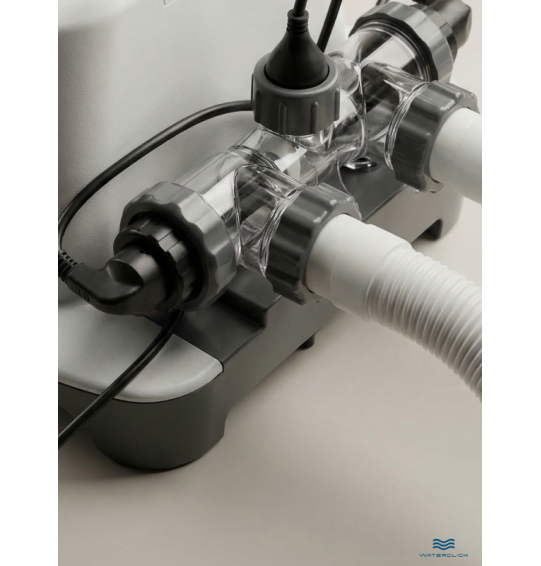 Хлоргенератор для бассейна Intex 26670 QS1200 (система морской воды), до 56800л, выработка хлора 12 гр/час, с таймером.