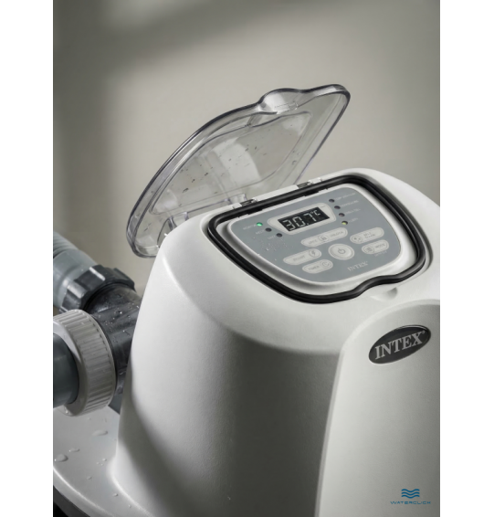 Хлоргенератор для бассейнов Intex 26688 QS700 plus , 7 гр/ч, для бассейна до 26,5м3, выработка хлора до 7 гр/ч, с таймером