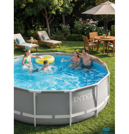 Бассейн каркасный круглый intex 26700 "Prism Frame", 305х76 см, 4485 л