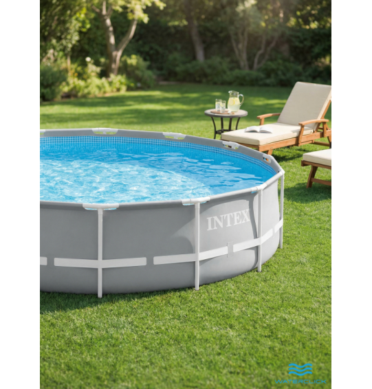 Бассейн каркасный круглый intex 26700 "Prism Frame", 305х76 см, 4485 л