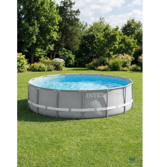 Каркасный бассейн круглый Intex 26732, 549х122см, 24311л, фильтр-насос, лестница, тент, подстилка