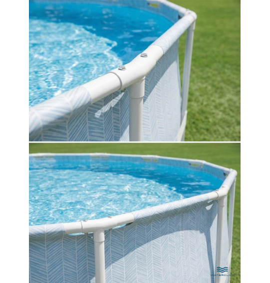 Бассейн каркасный круглый INTEX 26746, 488x122 см, 19156 л, картриджный фильтр-насос, лестница, тент, подстилка