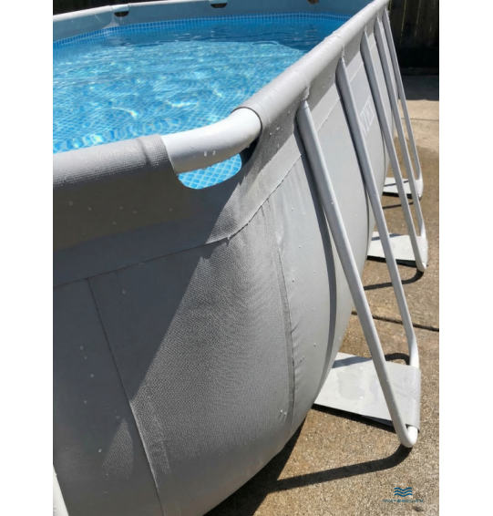 Бассейн каркасный овальный Intex 26796, 503х274х122см, 13365л, картриджный фильтр-насос, лестница, тент, подстилка