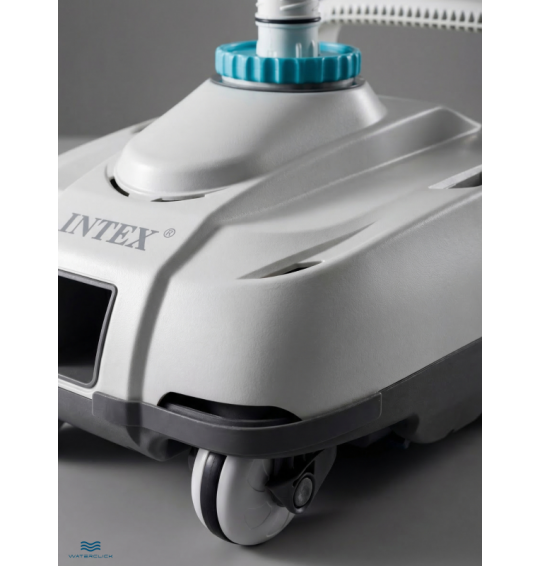 Автоматический пылесос для очистки дна бассейнов Intex 28006 ZX100, для насосов 6046-13248 л/час, шланг 6.5 м