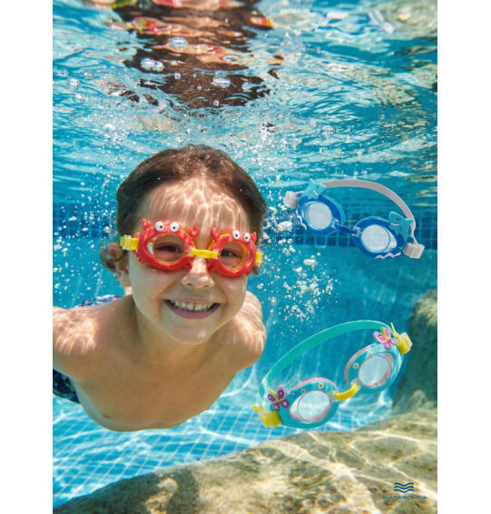 Очки для плавания детские "Забавные очки" 3-8 лет, Intex 55610