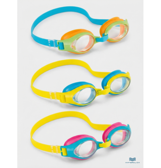 Очки для плавания детские "Радужные", 3-8 лет, Intex 55611