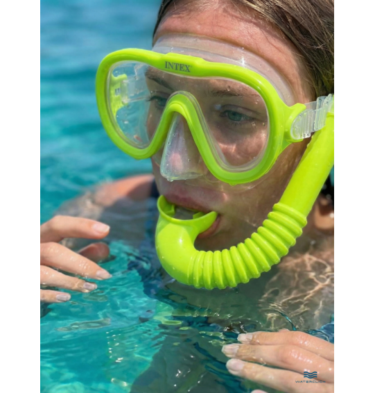 Набор для плавания: маска с трубкой ADVENTURER SWIM SET, от 8 лет, Intex 55642 Набор для плавания: маска с трубкой ADVENTURER SWIM SET, от 8 лет, Intex 55642