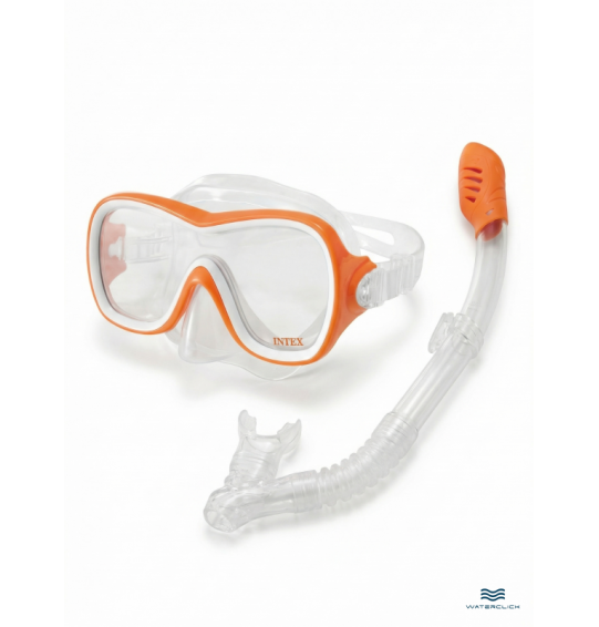 Набор для плавания: маска с трубкой WAVE RIDER, от 8 лет, Intex 55647