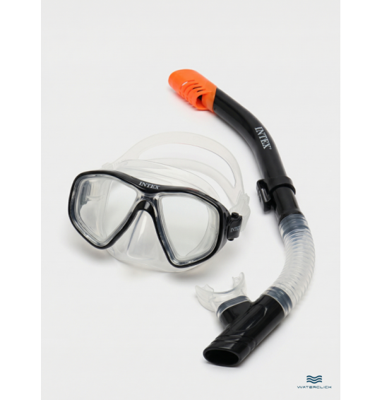 Набор для плавания: маска с трубкой REEF RIDER SWIM SET, от 14 лет, Intex 55648