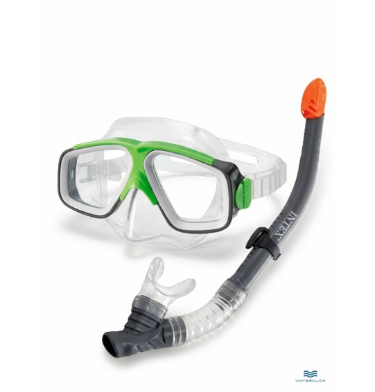 Набор для плавания: маска с трубкой SURF RIDER SWIM SET, от 8 лет, Intex 55949 Набор для плавания: маска с трубкой SURF RIDER SWIM SET, от 8 лет, Intex 55949