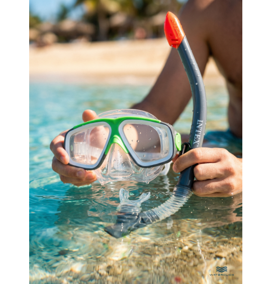 Набор для плавания: маска с трубкой SURF RIDER SWIM SET, от 8 лет, Intex 55949 Набор для плавания: маска с трубкой SURF RIDER SWIM SET, от 8 лет, Intex 55949