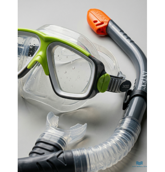 Набор для плавания: маска с трубкой SURF RIDER SWIM SET, от 8 лет, Intex 55949 Набор для плавания: маска с трубкой SURF RIDER SWIM SET, от 8 лет, Intex 55949