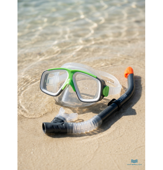 Набор для плавания: маска с трубкой SURF RIDER SWIM SET, от 8 лет, Intex 55949 Набор для плавания: маска с трубкой SURF RIDER SWIM SET, от 8 лет, Intex 55949