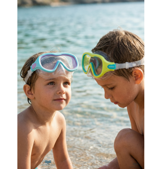 Маска для плавания детская (комплект 2шт), 3-8 лет, Intex 55983 Маска для плавания детская (комплект 2шт), 3-8 лет, Intex 55983