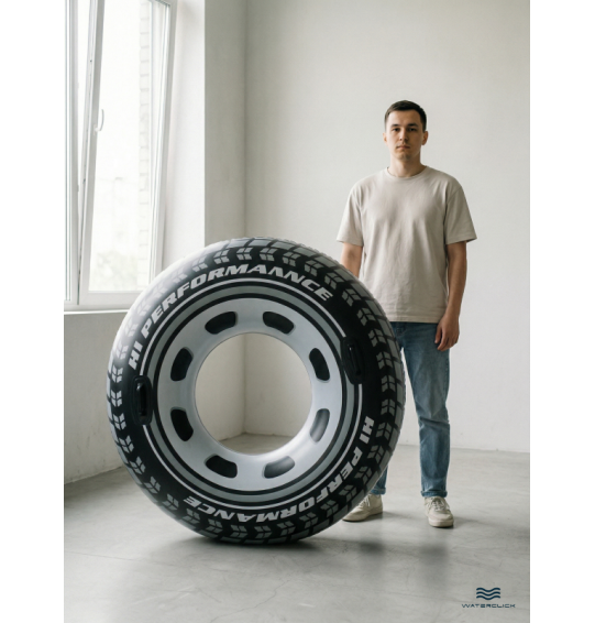 Круг надувной "Шина", D-114см, от 9 лет, INTEX 56268