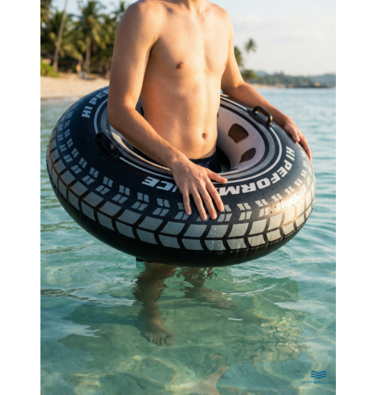 Круг надувной "Шина", D-114см, от 9 лет, INTEX 56268
