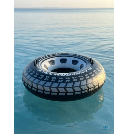 Круг надувной "Шина", D-114см, от 9 лет, INTEX 56268