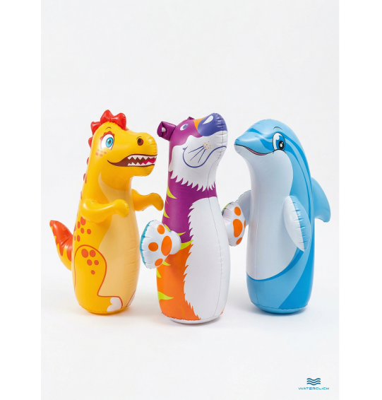 Надувная игрушка "Зверюшка-неваляшка", от 3 лет, intex 44669