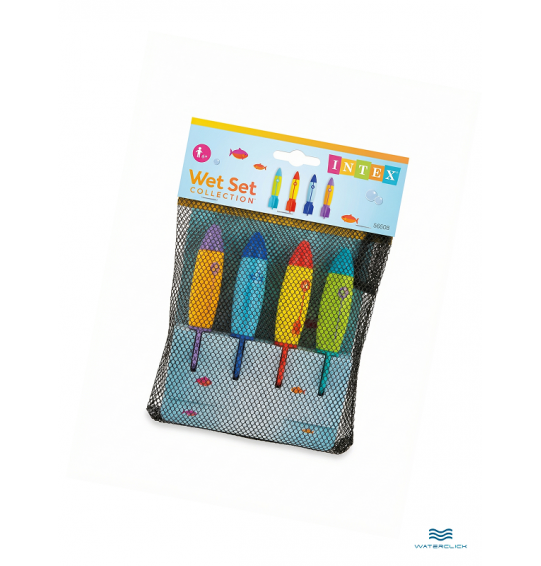 Подводный набор для ныряния "Подводные торпеды" от 6 лет, Inteх 55508