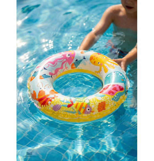 Круг надувной "Морской", D-51см, 3-6 лет, INTEX 56205