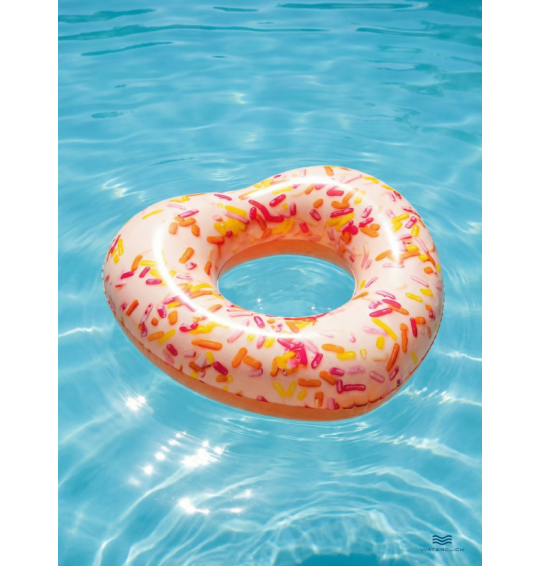 Круг надувной "Пончик сердечком", 94х89см, от 9 лет, INTEX 56253