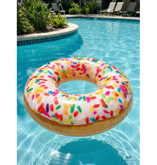 Круг надувной "Пончик глазурь", D-99см, от 9 лет, INTEX 56263