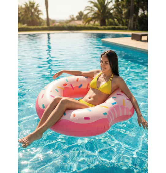 Круг надувной "Пончик", D-94см, от 9 лет, INTEX 56265