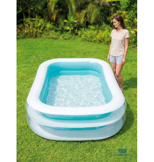 Бассейн надувной "Ванна",  262х175х56см, 749л, Intex 56483