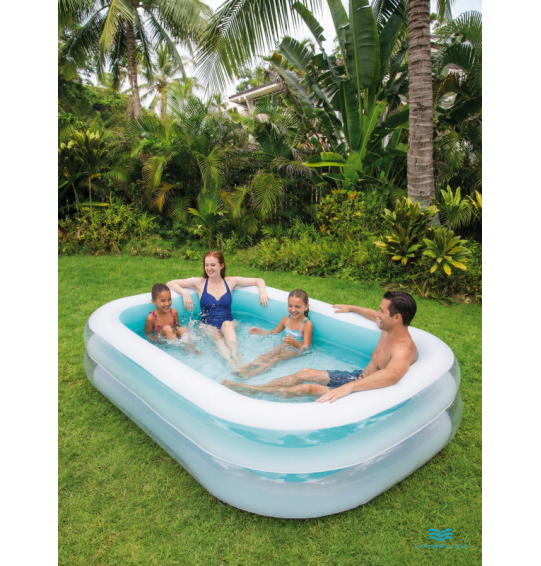 Бассейн надувной "Ванна",  262х175х56см, 749л, Intex 56483