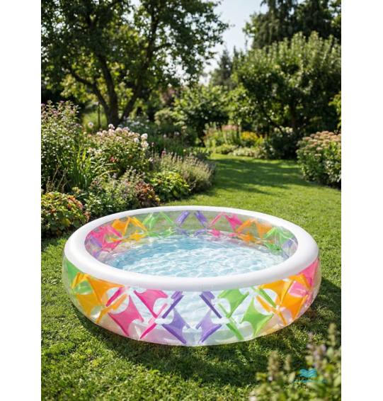 Бассейн надувной семейный "Вертушка", 229х56см, 840 л, от 6 лет, Intex 56494
