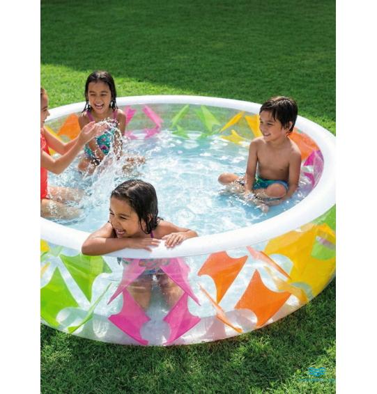 Бассейн надувной семейный "Вертушка", 229х56см, 840 л, от 6 лет, Intex 56494