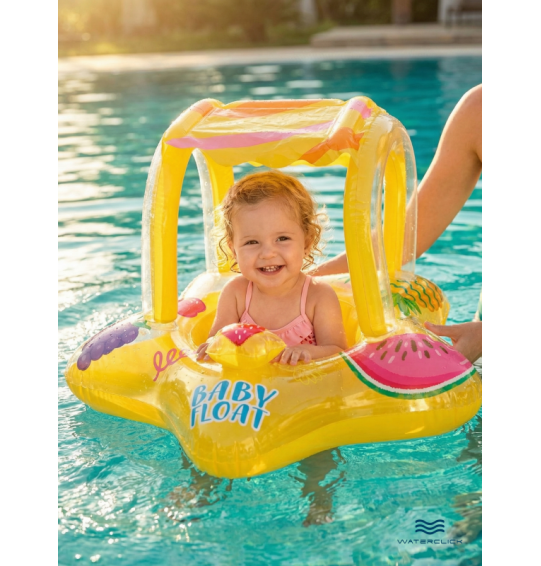 Круг-ходунки надувной для плавания "Морская Звезда", от 1 до 2 лет, 81х79 см, Intex 56573